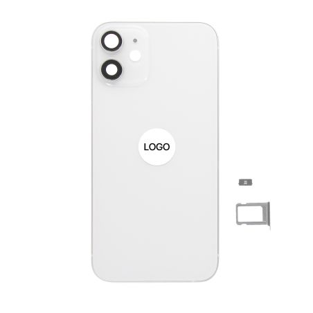 Châssis et vitre arrière complète iPhone 12 mini - Blanc - Occasion
