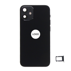 Châssis et vitre arrière complète iPhone 12 mini - Noir - Occasion