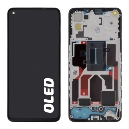 Ecran OLED complet avec châssis Oppo Find X3 Lite - Noir photo 1