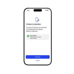 Châssis et vitre arrière complète iPhone 13 Pro Max - Bleu Alpin - Occasion photo3