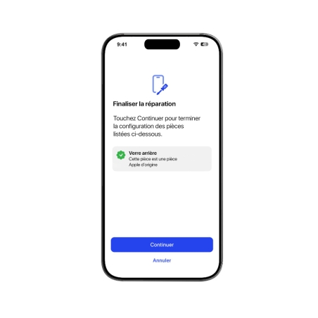 Châssis et vitre arrière complète iPhone 13 Pro Max - Graphite - Occasion photo3