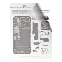 Patron adhésif d'aide au montage pas à pas pour iPhone 15 Pro photo 1