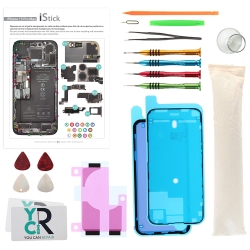 Kit de réparation avec coussin chauffant pour iPhone 15 Pro Max