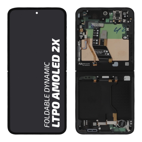 Bloc écran intérieur original - Samsung Galaxy Z Flip7 FE - Noir photo 1