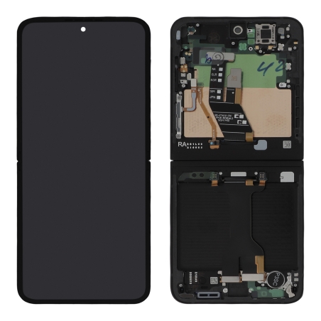 Bloc écran intérieur original - Samsung Galaxy Z Flip7 FE - Noir photo 2