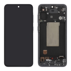 Bloc écran complet avec châssis original - Samsung Galaxy A56 - Graphite photo 2