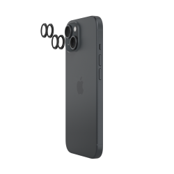 Lot de 2 verres trempés caméra arrière iPhone 15 et 15 Plus - BELKIN photo 2