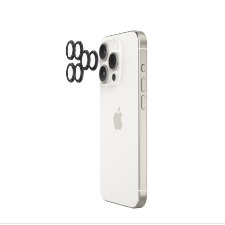 Lot de 2 verres trempés caméra arrière iPhone 15 Pro et 15 Pro Max - BELKIN photo 2