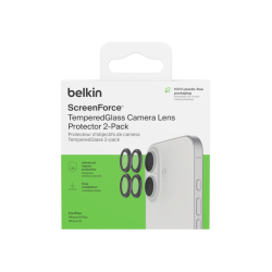 Lot de 2 verres trempés caméra arrière iPhone 16 et 16 Plus - BELKIN photo 3