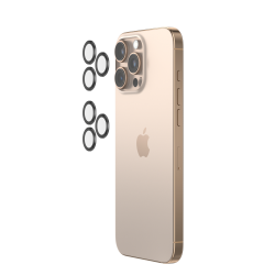 Lot de 2 verres trempés caméra arrière iPhone 16 Pro et 16 Pro Max - BELKIN photo 2