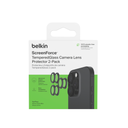 Lot de 2 verres trempés caméra arrière iPhone 16 Pro et 16 Pro Max - BELKIN photo 3