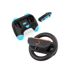 Kit lot de 2 controleurs Grip + 2 Volants pour Joycon Nintendo Switch 2 photo 2