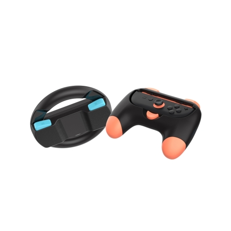 Kit lot de 2 controleurs Grip + 2 Volants pour Joycon Nintendo Switch 2 photo 4