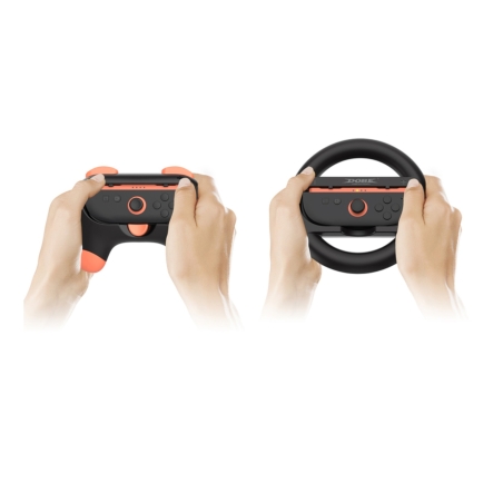 Kit lot de 2 controleurs Grip + 2 Volants pour Joycon Nintendo Switch 2 photo 5