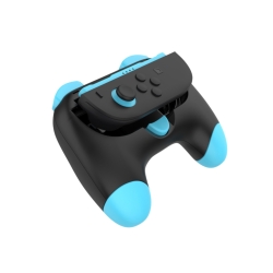 Lot de 2 controleurs grip Bleu orange pour JoyCon Nintendo Switch 2 photo 3