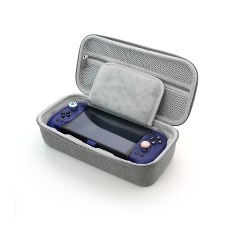 Manette bleu translucide avec housse de rangement pour Nintendo Switch photo 3