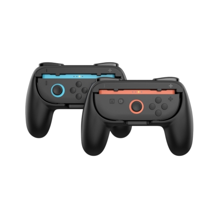 Lot de 2 controleurs grip Noir pour JoyCon Nintendo Switch 2 photo 2