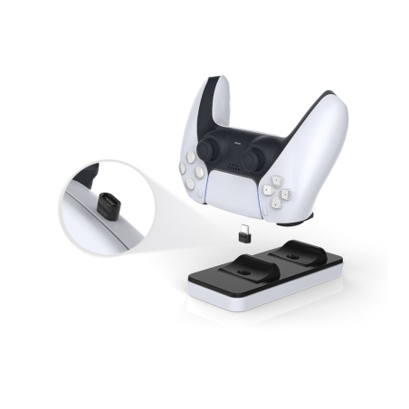 Station de recharge pour 2 manettes PS5 DualSens photo 2