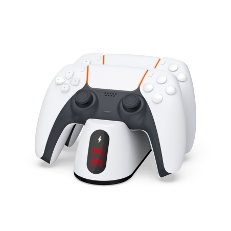 Station de recharge pour 2 manettes PS5 DualSens avec indicateur de charge photo 1