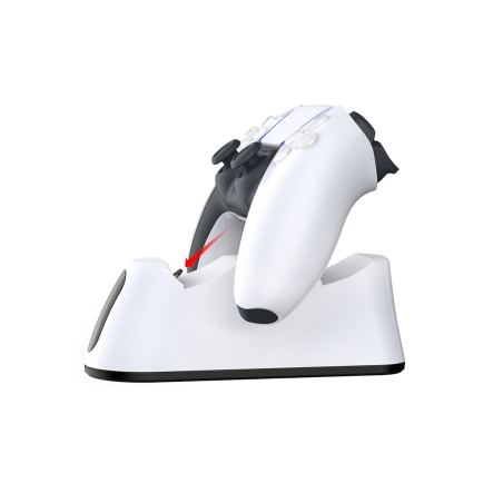 Station de recharge pour 2 manettes PS5 DualSens avec indicateur de charge photo 2