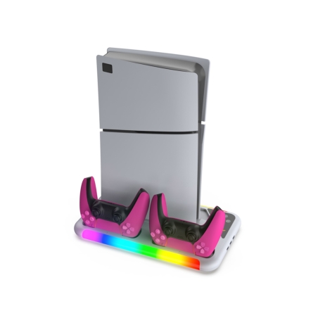 Support console avec recharge manette et support jeux PS5 - PS5 SLIM photo 3