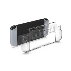 Coque transparente + rangement Nintendo Switch OLED photo 1