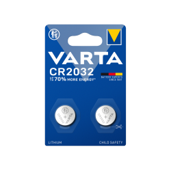 Pack 2 Piles Bouton Lithium -CR2032- VARTA photo 2
