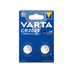 Pack 2 Piles Bouton Lithium -CR2025- VARTA photo 2