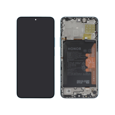 Bloc écran complet d\'origine avec batterie pour Honor 90 lite et X8A - Bleu photo 1