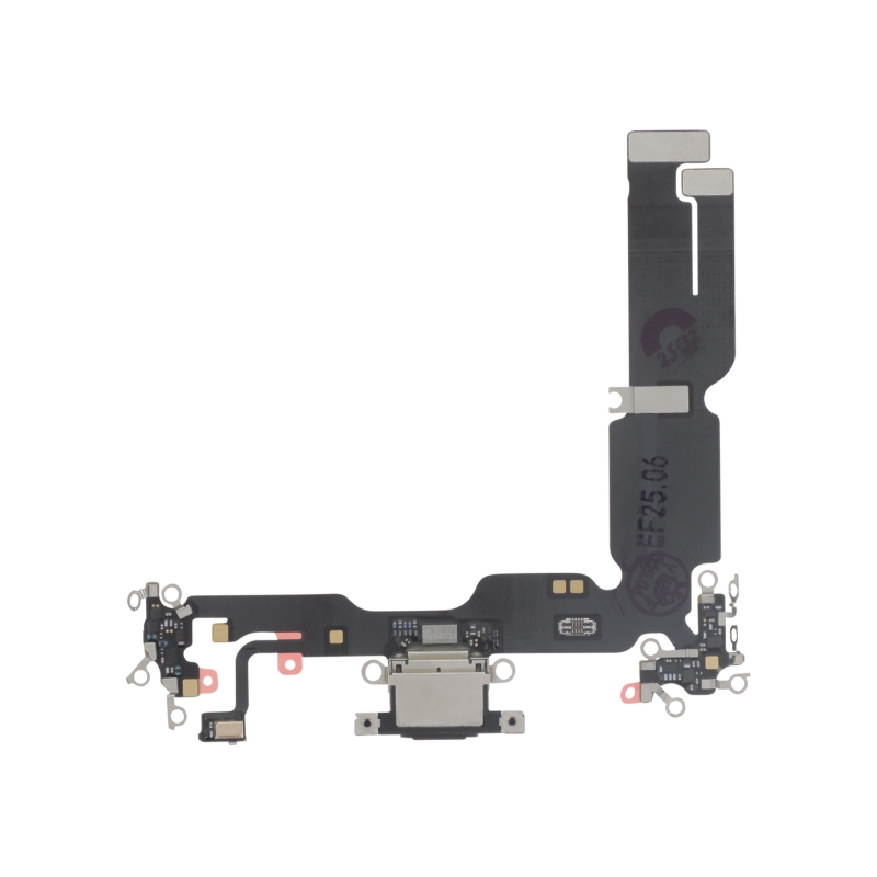 Connecteur de charge iPhone 15 Plus - Noir - Origine reconditionné photo 1