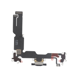 Connecteur de charge iPhone 15 Plus - Noir - Origine reconditionné photo 2