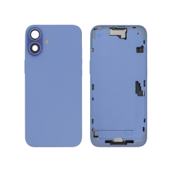 Châssis central + vitre arrière iPhone 16 Plus Outremer - Compatible photo 1