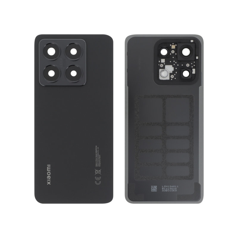 Vitre arrière 14T - Noire Titane - Origine Xiaomi photo 1