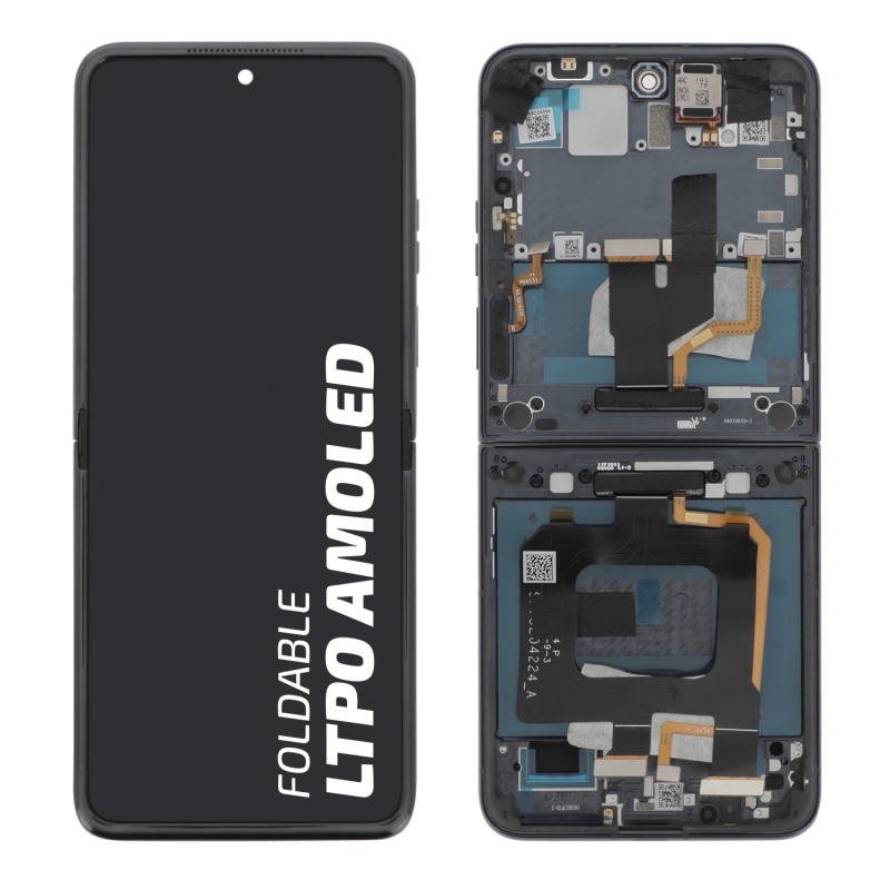 Ecran d\'origine Motorola avec châssis noir pour Razr 50 Ultra photo 