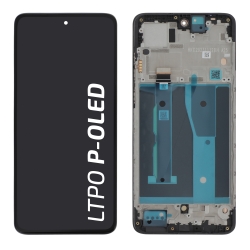 Ecran d\'origine Motorola avec châssis noir pour Moto C84 5G photo