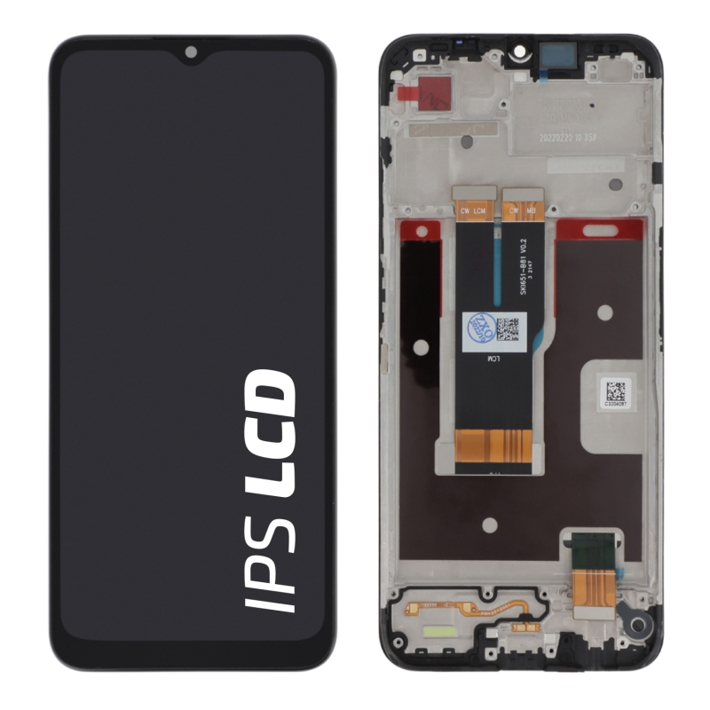 Ecran avec châssis pour Realme C31  - photo 1