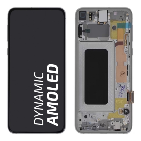 Bloc écran blanc prisme neuf d'origine pour le S10e de Samsung_1