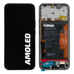Bloc écran avec batterie 400 Lite Noir velours - Original Honor photo 1