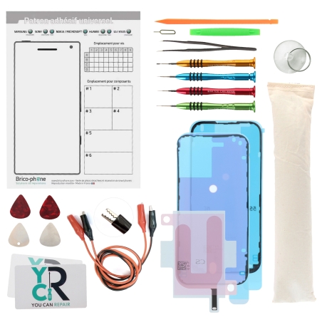 Kit de réparation avec coussin chauffant pour iPhone 17 photo 1