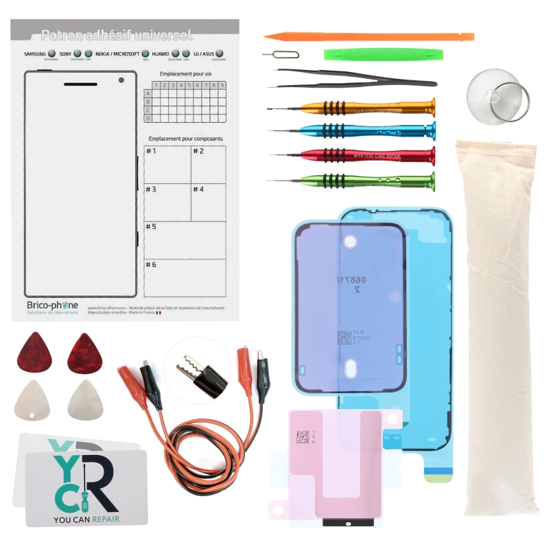 Kit de réparation avec coussin chauffant pour iPhone 17 Pro photo 1