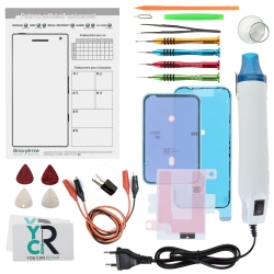 Kit de réparation avec décapeur thermique pour iPhone 17 Pro Max photo 1