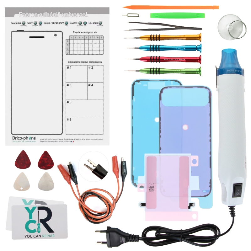 Kit de réparation avec décapeur thermique pour iPhone Air photo 1