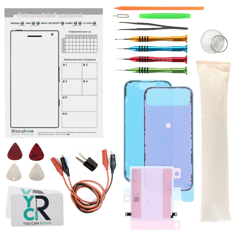 Kit de réparation avec coussin chauffant pour iPhone Airphoto 1