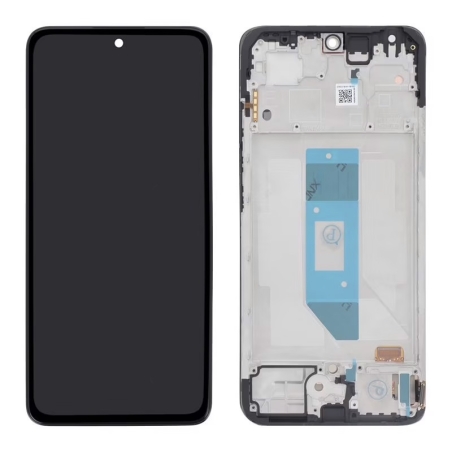 Bloc écran d\'origine Xiaomi pour Redmi Note 14 4G Noir photo 2