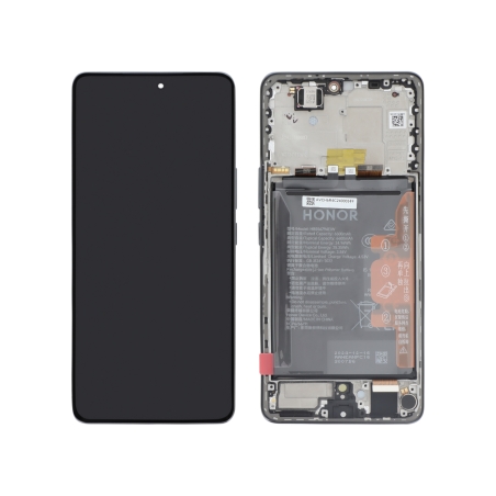 Bloc écran avec batterie d\'origine Honor pour Magic 7 Lite Titanium Black photo 2