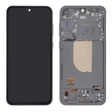 Ecran avec châssis Galaxy S23 FE - Origine reconditionné - Graphite photo 2