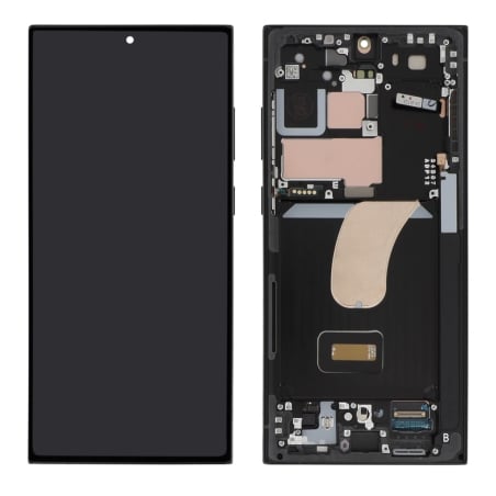 Ecran avec châssis Galaxy S23 Ultra - Origine Samsung - Gris photo 1