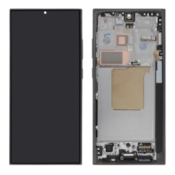 Ecran avec châssis Galaxy S24 Ultra - Origine Samsung - Noir photo 2