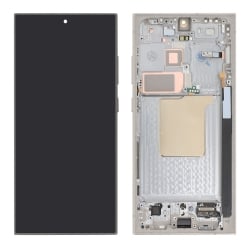 Ecran avec châssis Galaxy S24 Ultra - Origine Samsung - Gris photo 2