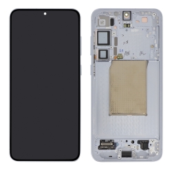 Ecran avec châssis Galaxy S25+ - Origine Samsung - Bleu clair photo 2